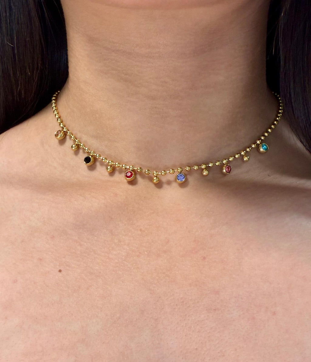 Gem Drops Necklace