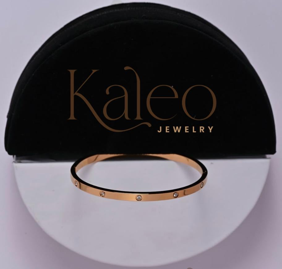 Golden Dots Bangle