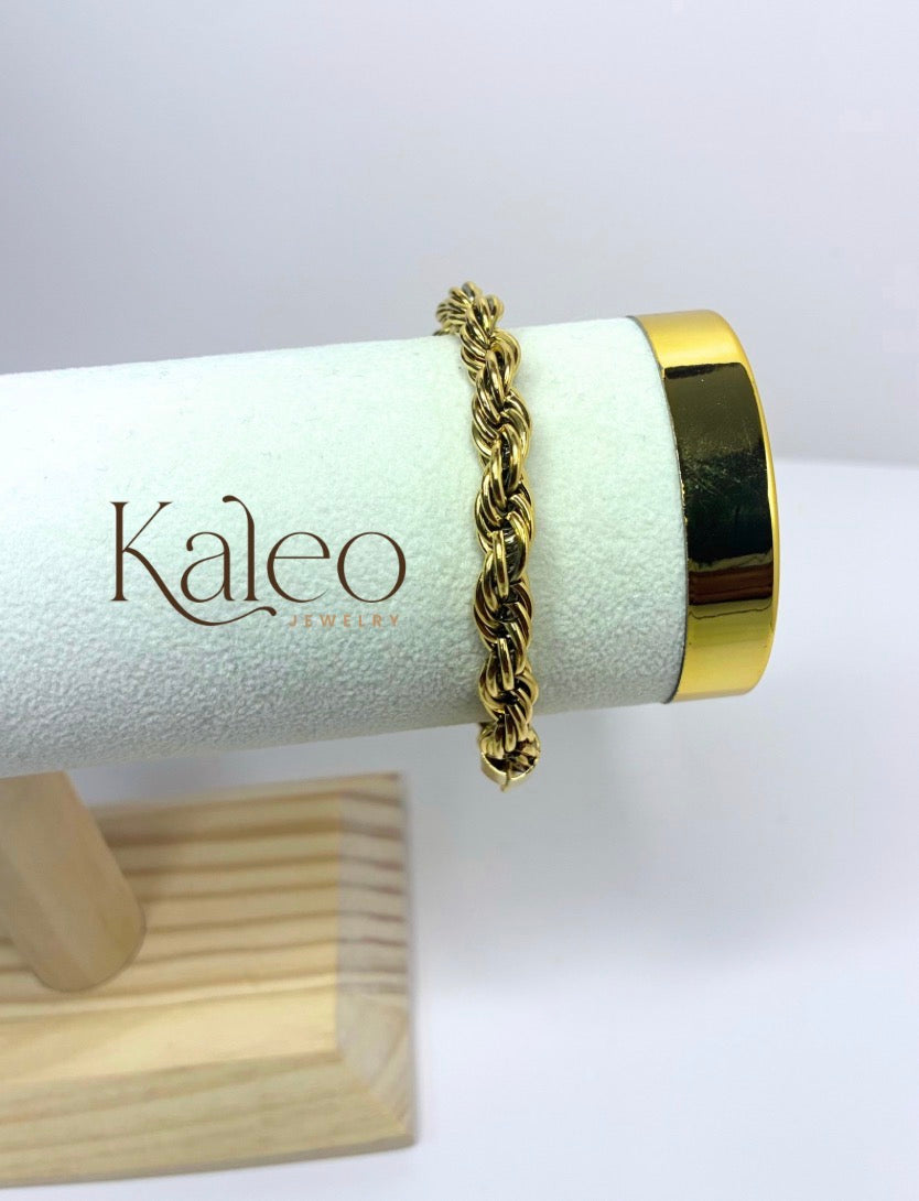 Mens Twisted Chain Bracelet